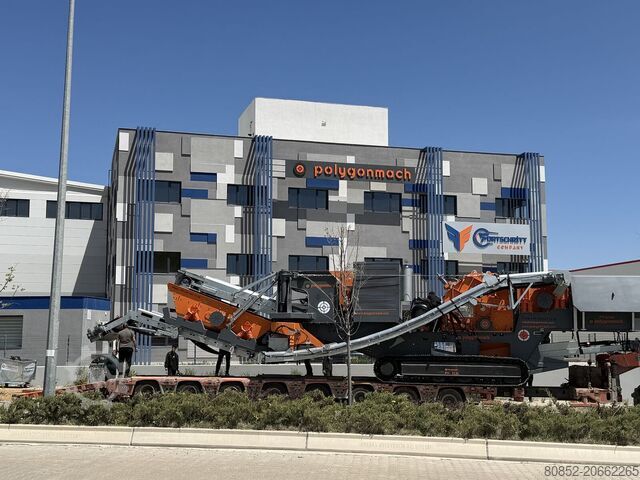 מפעל ריסוק Polygonmach PTV800  track mounted vertical shaft impactor