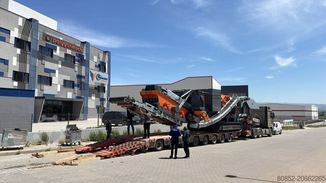 מפעל ריסוק Polygonmach PTV800  track mounted vertical shaft impactor