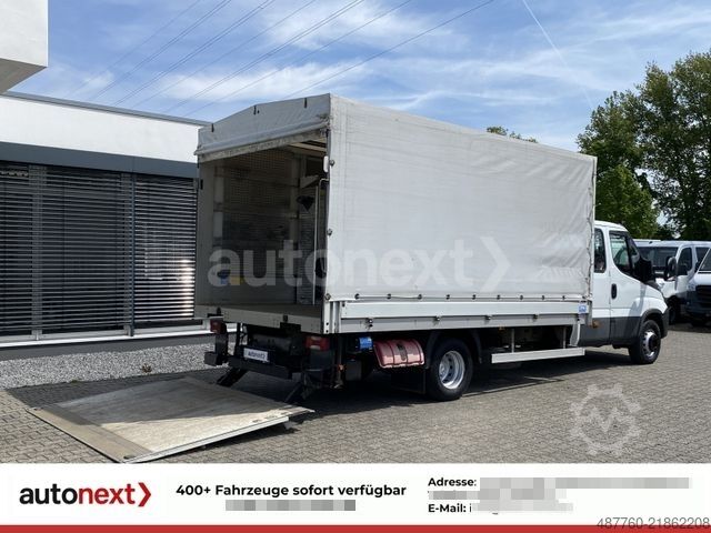 Transportador con plataforma y toldo IVECO Daily 70C18H DoKa *Werkstatt* LBW+7-SITZE (5268)