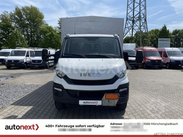 Transportador con plataforma y toldo IVECO Daily 70C18H DoKa *Werkstatt* LBW+7-SITZE (5268)