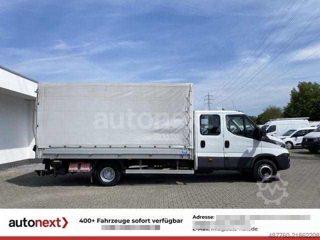Transportador con plataforma y toldo IVECO Daily 70C18H DoKa *Werkstatt* LBW+7-SITZE (5268)