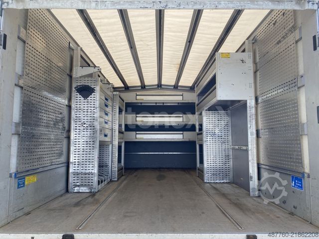 Transportador con plataforma y toldo IVECO Daily 70C18H DoKa *Werkstatt* LBW+7-SITZE (5268)