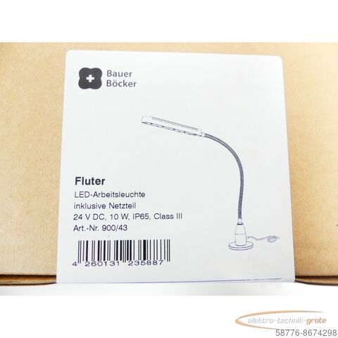 コンポーネント  Bauer  Böcker LED-Arbeitsleuchte Fluter ohne Dimmer - ! - 900/43