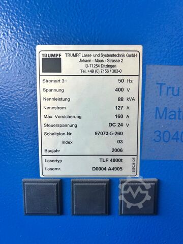  TRUMPF Trumatic L 3040