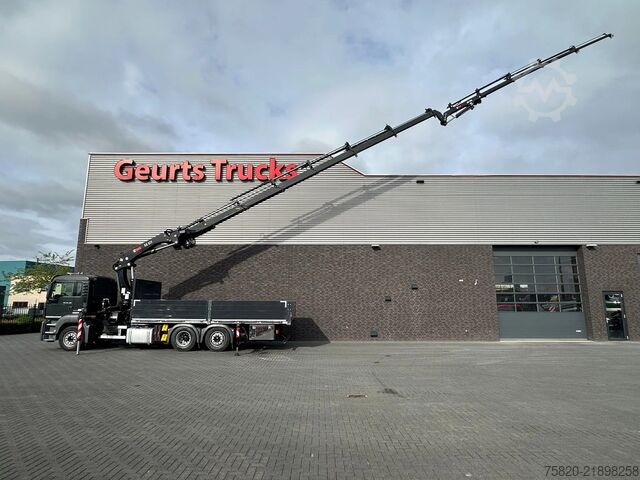 Kraana veoauto MAN TGS 26.480 6X2 + HIAB 377 E-6 + JIB 70X-4 KRAAN...
