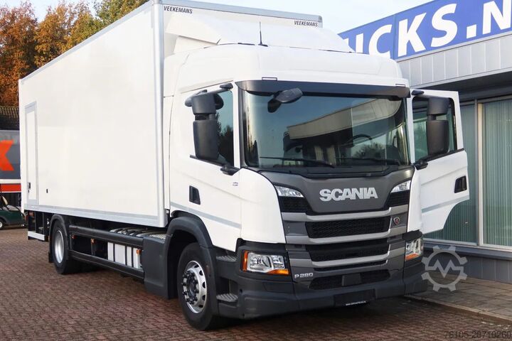 Box body Scania P280 4x2 Bak + Dhollandia Klep 2000 KG