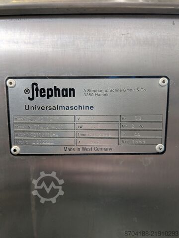 Oprema za mešanje in mešanje Stephan UMC 12-F