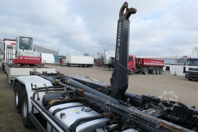 卷臂钩自卸卡车 SCANIA R 580 6x4, V8-Motor, Meiller RS21, Retarder, AC