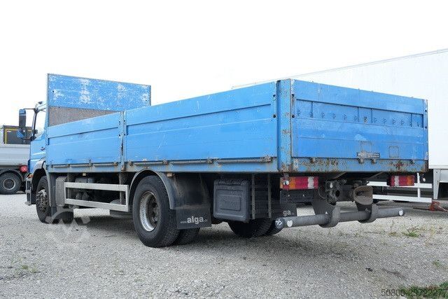 Flatbed truck MERCEDES-BENZ 1833 L Axor 4x2, 7.200mm lang, AHK, Gerüst,Klima