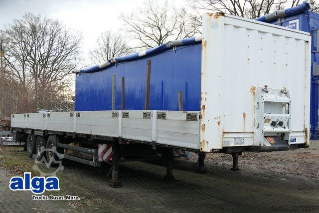 Working platform semitrailer KRONE SD, Verbreiterbar, Luft-Lift, Rungen, Multi-Lock