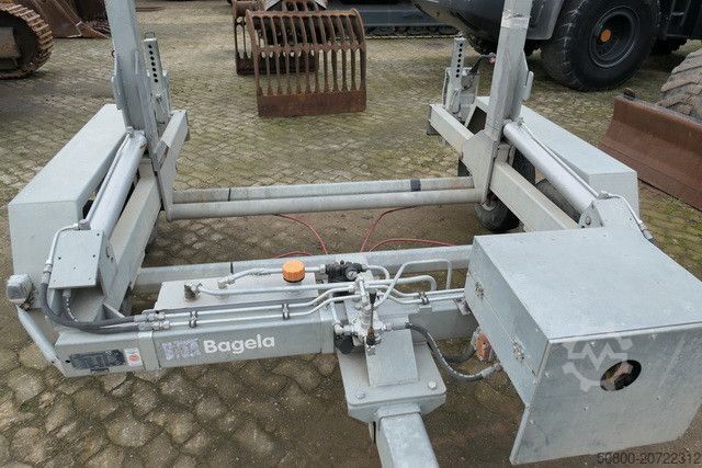 Car trailer Bagela BKT 27, Kabeltrommel, Tandem, Verzinkt