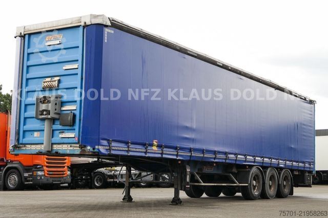 Open semitrailer with tarp FRUEHAUF Gen Trail Pritsche Plane