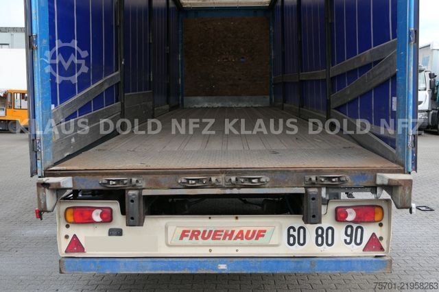 Open semitrailer with tarp FRUEHAUF Gen Trail Pritsche Plane