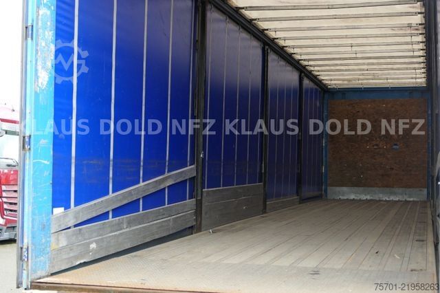 Open semitrailer with tarp FRUEHAUF Gen Trail Pritsche Plane