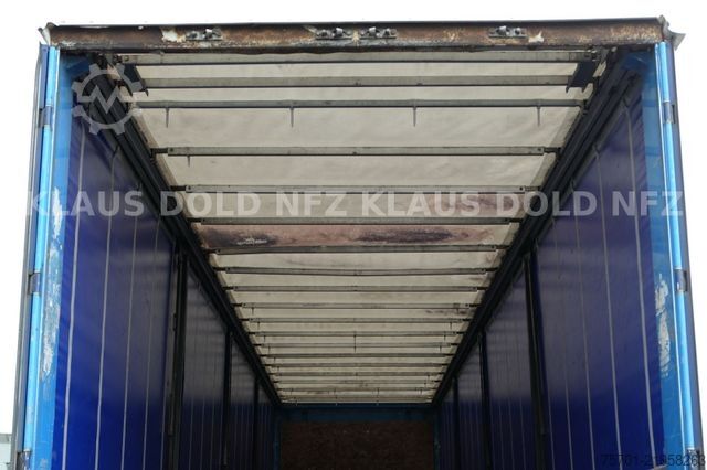 Open semitrailer with tarp FRUEHAUF Gen Trail Pritsche Plane