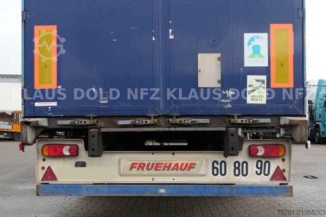 Open semitrailer with tarp FRUEHAUF Gen Trail Pritsche Plane