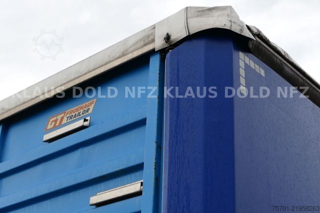 Open semitrailer with tarp FRUEHAUF Gen Trail Pritsche Plane