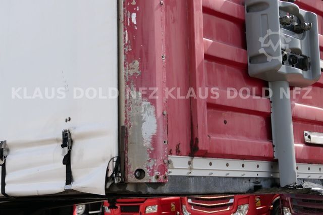 Open semitrailer with tarp FRUEHAUF Gen Trail Pritsche Plane