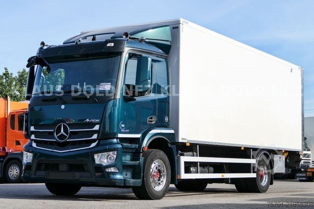 Box truck MERCEDES-BENZ Antos 1840 Koffer Retarder Kamera LBW Euro 6