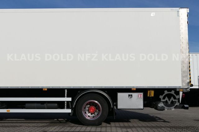 Box truck MERCEDES-BENZ Antos 1840 Koffer Retarder Kamera LBW Euro 6