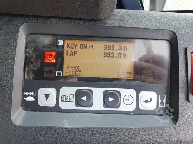 Forklift Toyota 8FBET15 / Triplex: 4.30m / nur 393h! / SS