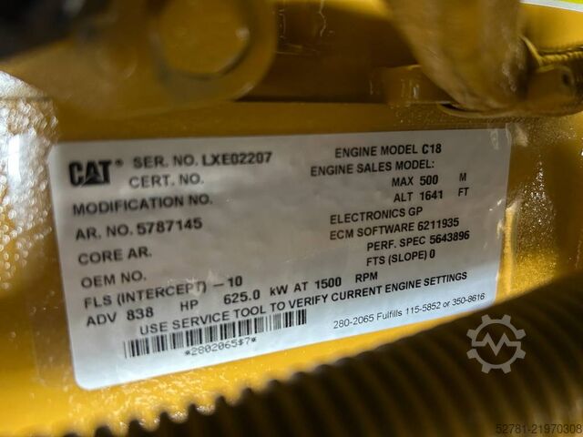 Aggregato CAT DE715E0 - 715kVA Generator - DPX-18030