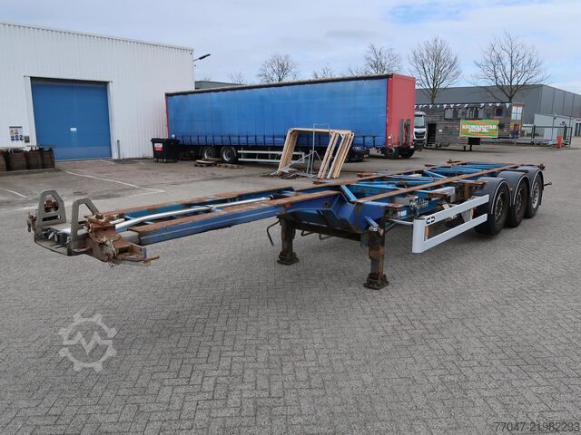 Transporte de contenedores Van Hool O4, ADR, 3 Axle SAF, NL Trailer