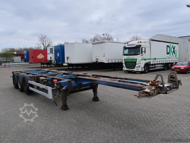 Transporte de contenedores Van Hool O4, ADR, 3 Axle SAF, NL Trailer