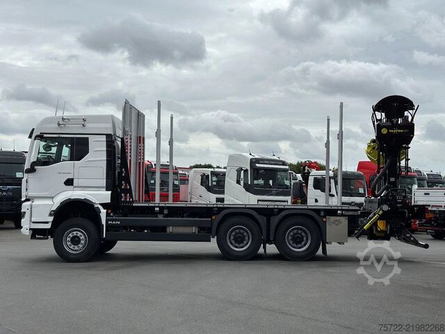 Transportador de madeira MAN TGS 33.520 6x4 BL 3900 Kurzholz Plattform Aufbau