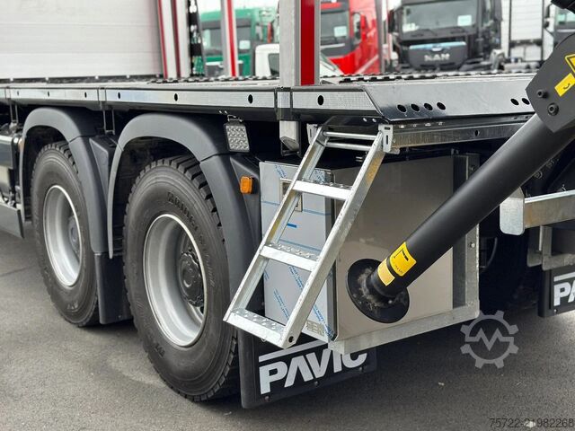 Transportador de madeira MAN TGS 33.520 6x4 BL 3900 Kurzholz Plattform Aufbau