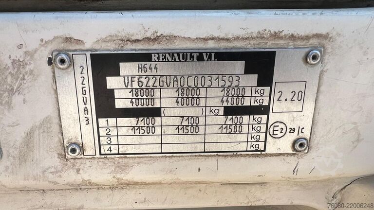 Стандарт-СЗМ Renault Premium 400 (POMPE MANUELLE / MANUAL PUMP / EUR...
