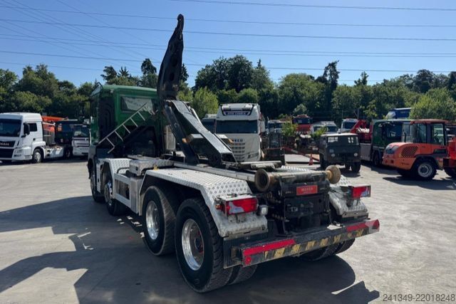 Kanca kasalı yük kamyonu (roll-off) MAN TGS 35.480 8x4 Moser