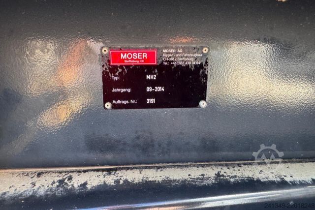 Kanca kasalı yük kamyonu (roll-off) MAN TGS 35.480 8x4 Moser