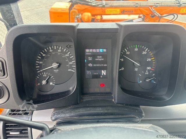 专用卡车 UNIMOG U 423 / Mähausstattung Dücker / Salzstreuer