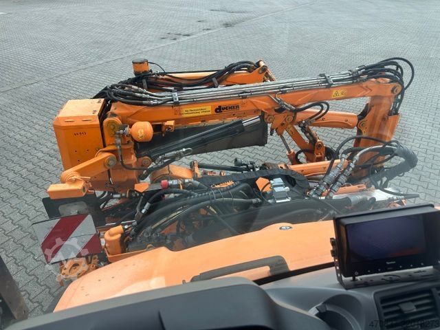 专用卡车 UNIMOG U 423 / Mähausstattung Dücker / Salzstreuer