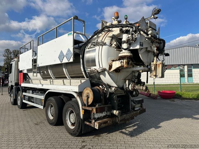 真空罐式卡车 MERCEDES-BENZ Actros 4141 8x4 BB / KoKs Saug und Druckwagen