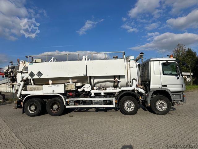 真空罐式卡车 MERCEDES-BENZ Actros 4141 8x4 BB / KoKs Saug und Druckwagen