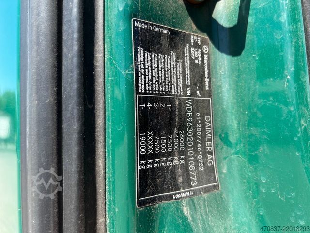 Απορριμματοφόρο MERCEDES-BENZ Antos 2533 / Fauen Variopress 524 + Schüttung
