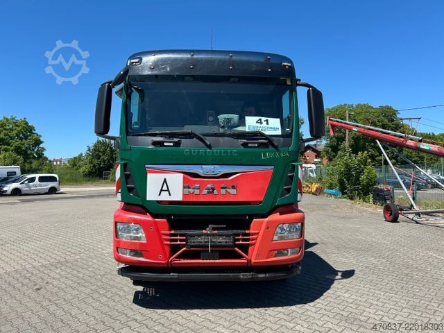 কচুর গাড়ি MAN TGS 26.320 BL / Faun Variopress 524 + Schüttung
