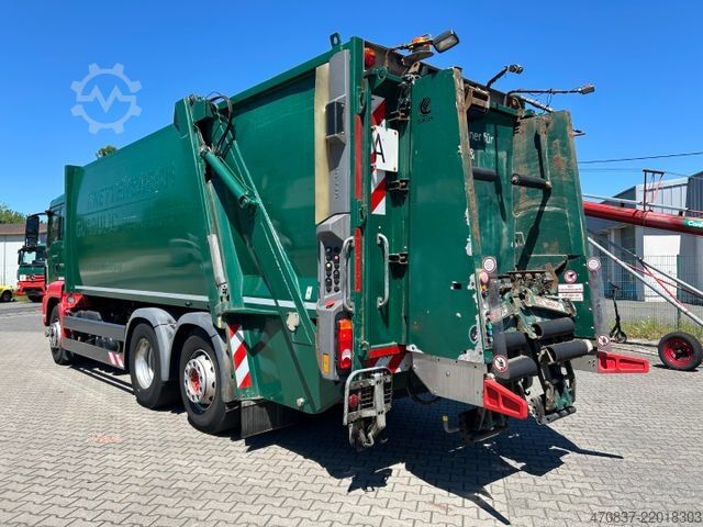 কচুর গাড়ি MAN TGS 26.320 BL / Faun Variopress 524 + Schüttung