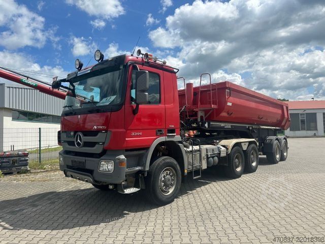 Kamion s kipom s pomičnim kontejnerom MERCEDES-BENZ Actros 3344 AS / Kipper / Abroller / Auflieger