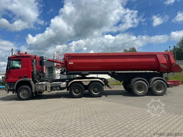Kamion s kipom s pomičnim kontejnerom MERCEDES-BENZ Actros 3344 AS / Kipper / Abroller / Auflieger