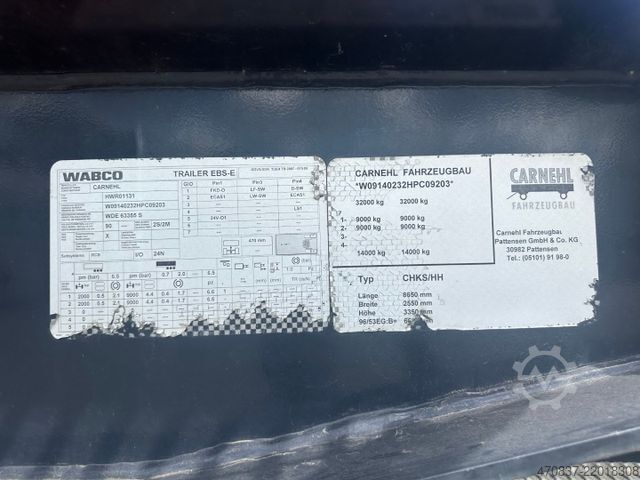 Kamion s kipom s pomičnim kontejnerom MERCEDES-BENZ Actros 3344 AS / Kipper / Abroller / Auflieger