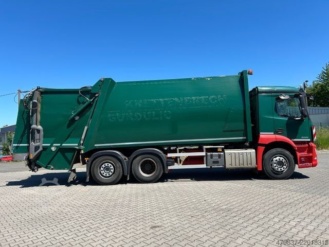 কচুর গাড়ি MERCEDES-BENZ Antos 2533 / Faun VarioPress 527 + Schüttung