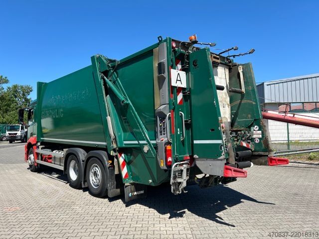 কচুর গাড়ি MERCEDES-BENZ Antos 2533 / Faun VarioPress 527 + Schüttung