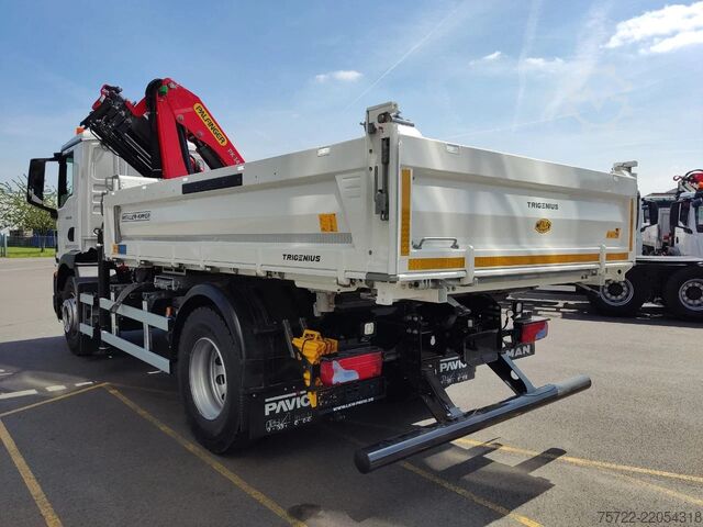 Xe lật 3 chiều MAN TGM 18.320 4x2 BL MEILLER Krankipper Palfinger