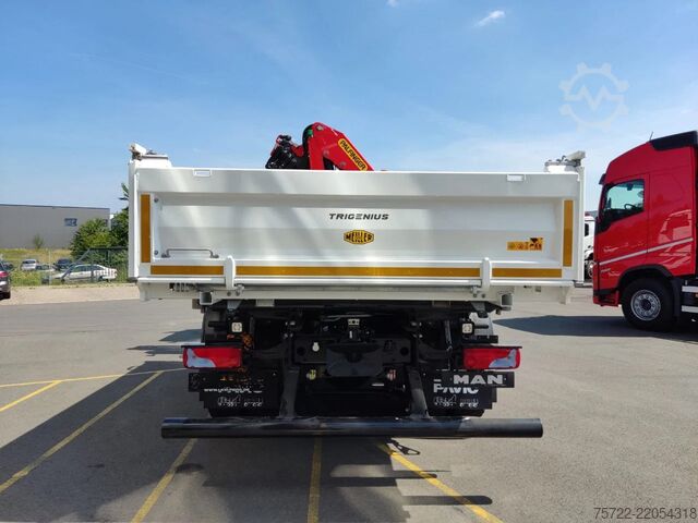 Xe lật 3 chiều MAN TGM 18.320 4x2 BL MEILLER Krankipper Palfinger