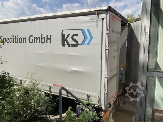 Rơ moóc bán mở với bạt phủ KöGEL SN 24 STANDARD CURTAINSIDER, PALKASTEN, LIFT,   MIETKAUF MGL.