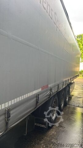Rơ moóc bán mở với bạt phủ KöGEL SN 24 STANDARD CURTAINSIDER, PALKASTEN, LIFT,   MIETKAUF MGL.