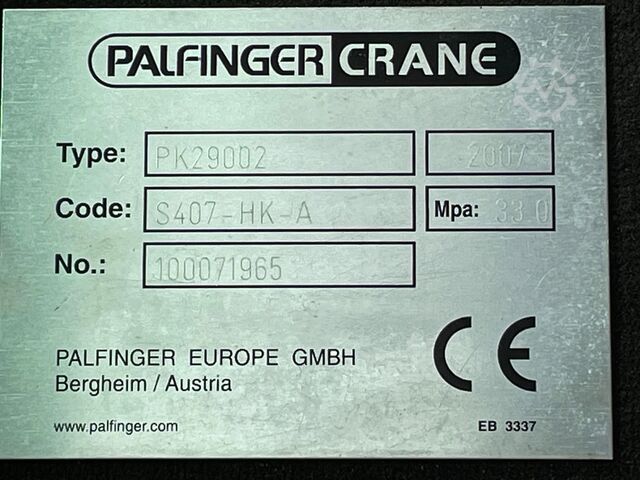 Автомобил с кран Mercedes-Benz Actros 2655 Actros 2655L 6x2 Palfinger PK 29002...